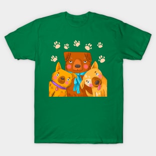 Dog Funny Illustration T-Shirt